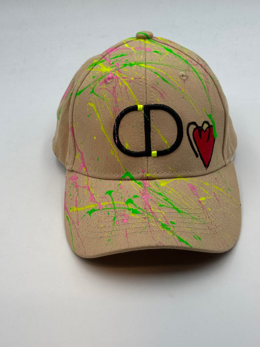 Casquette baseball painting